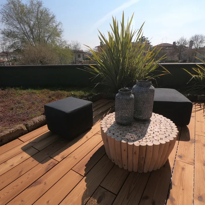 Pavimento da esterno ThermoWood®, l’unico con durata 30 anni!