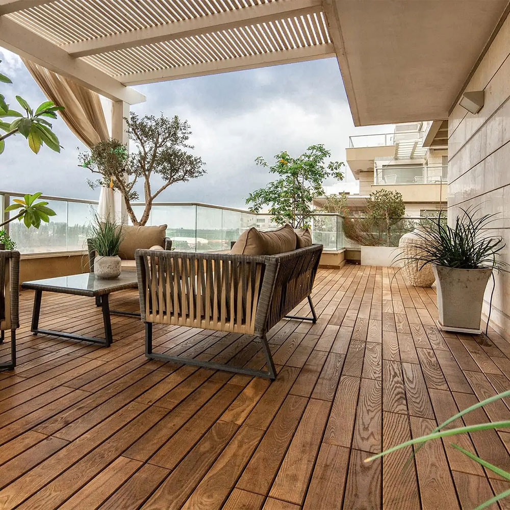 thermowood foto posa pavimento