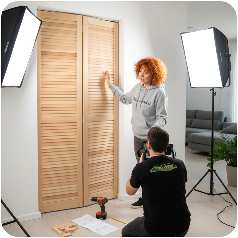 Chiudere una nicchia fai da te con il legno