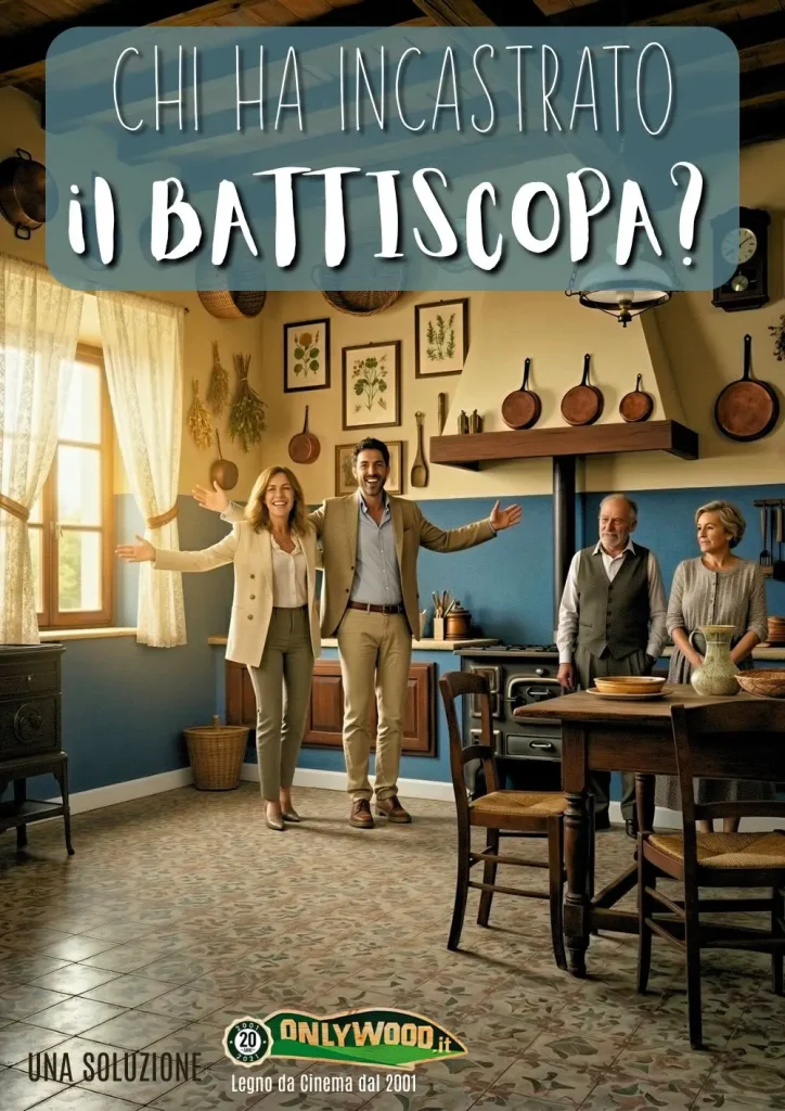 il battiscopa è solo su onlywood legno da cinema