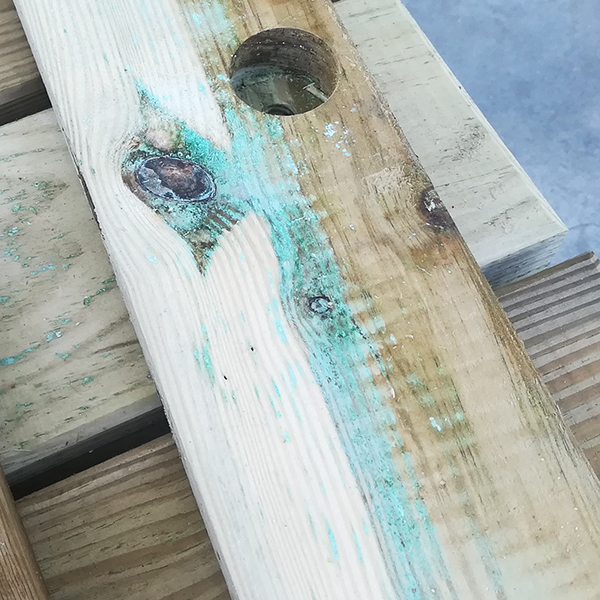 bluettatura legno pino autoclave