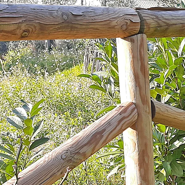 Aspetti del legno Onlywood in una staccionata