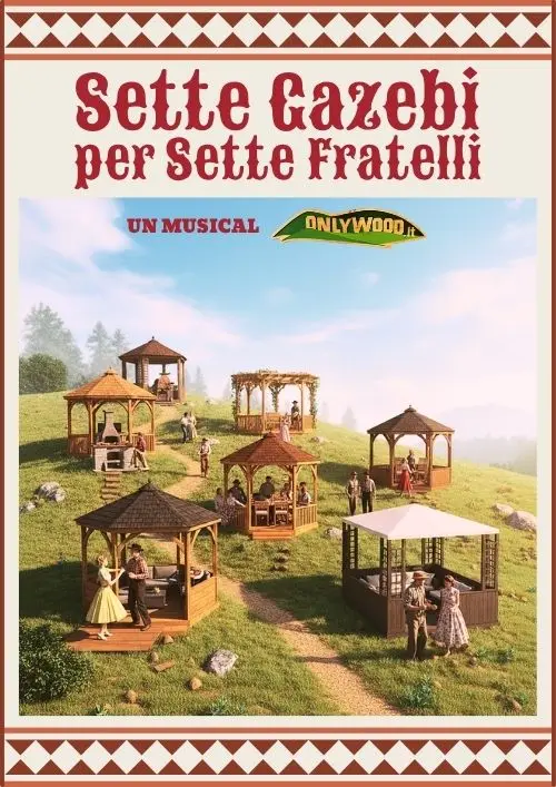 7 gazebi sono solo su onlywood legno da cinema