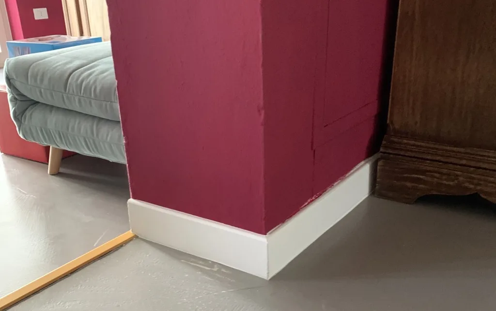 battiscopa MDF Bianco