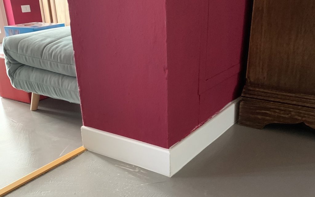 battiscopa MDF Bianco