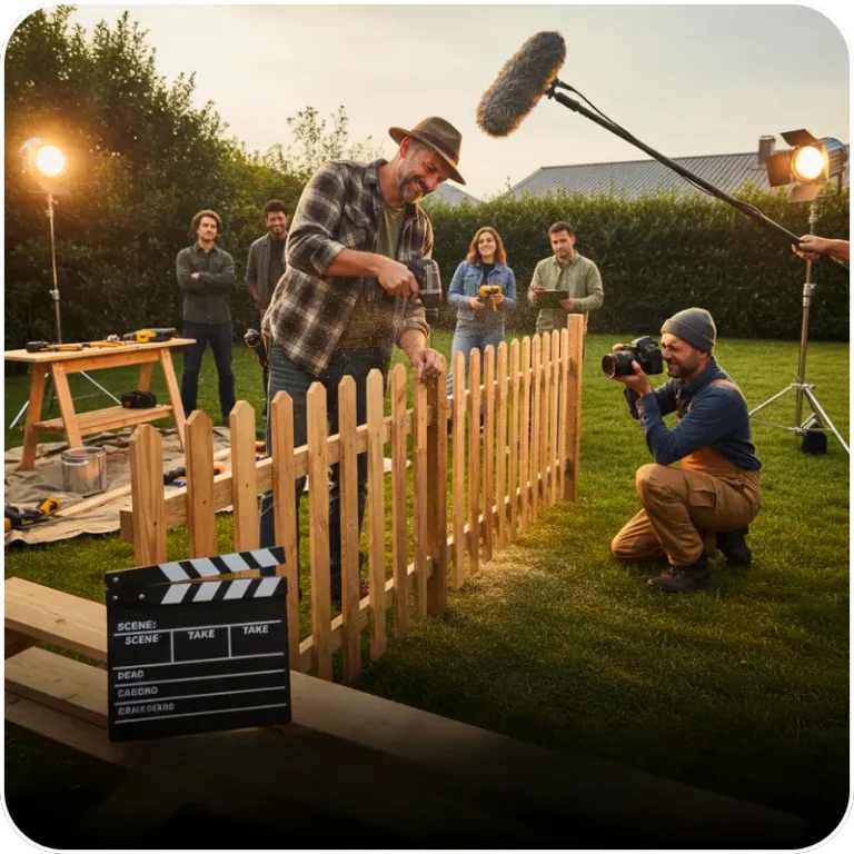 posare steccato faidate con onlywood legno da cinema