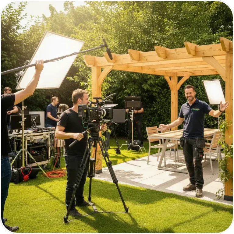 costruire una pergola con onlywood legno da cinema