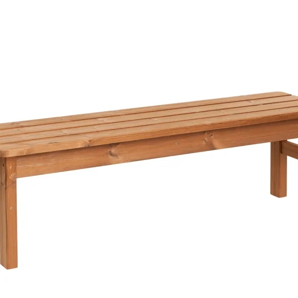 Onlywood Panchina da giardino in THERMOWOOD 145 x 40 cm