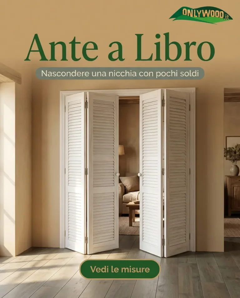 Antine a libro per nicchia onlywood