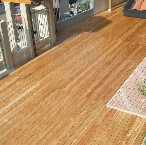 pavimento per esterno in legno di Larice