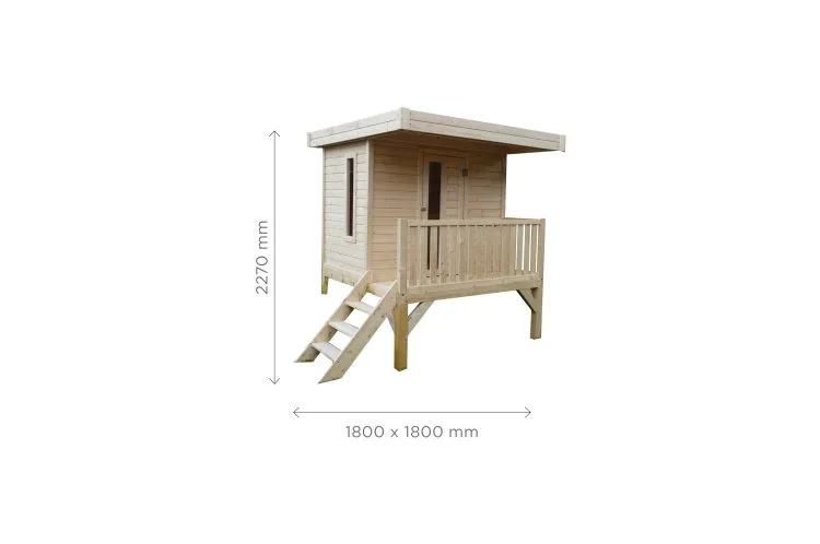 Casetta in legno per bambini PALAFITTA 180 x 190 cm - immagine 2