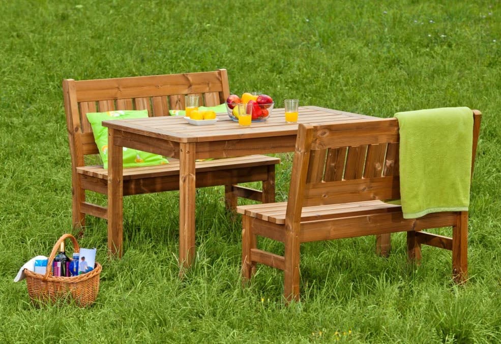 arredo da giardino in legno di thermowood