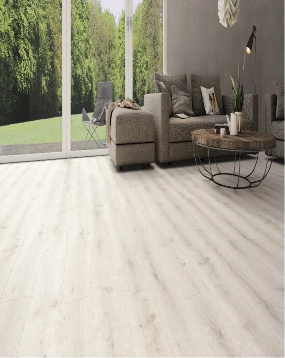 Pavimento laminato Rovere Bianco Classen Pavimento Laminato Rovere Bianco AC5 10 mm HD Water Resistent