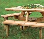 Tavolo Picnic TRIANGOLO 6 posti - 210 cm - foto 3