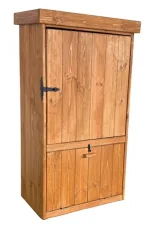 Onlywood Cassetta WOOLOCKER per pacchi scarpiera 67x44x124 h cm Legno per esterno - foto 4