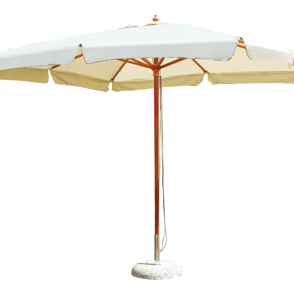 Ombrellone quadrato 300×300 DE LUX Palo Centrale