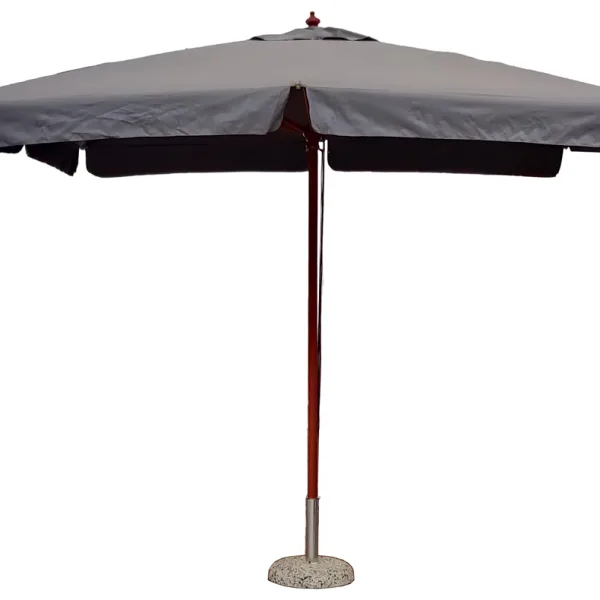 Ombrellone quadrato 300×300 DE LUX Palo Centrale