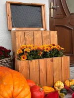 Onlywood Cassetta+fioriera WOODLOCKER per pacchi corriere 70x56x50 h cm Legno chiaro - immagine 7