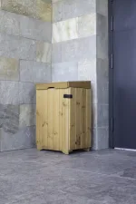 Onlywood Cassetta WOODLOCKER per pacchi corriere 41x59x87 h cm Legno per esterno - foto 3