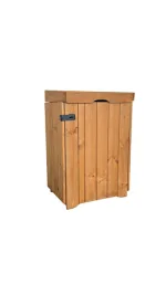 Onlywood Cassetta WOODLOCKER per pacchi corriere 41x59x87 h cm Legno per esterno - foto 4