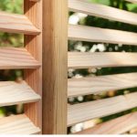Onlywood Pannello VENETIAN a lamelle inclinate legno Larice - altezze 121-239cm