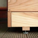Onlywood set piedini regolabili per fioriera LARIX