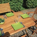 Tavolo CASTIGLIONE pieghevole in acacia 140x80 cm. - foto 3