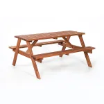 Tavolo Picnic NOCE 6 posti - 150 cm - foto 2