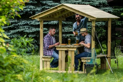 Onlywood Tavolo Picnic in Legno TOM copertura impermeabile – 3 versioni