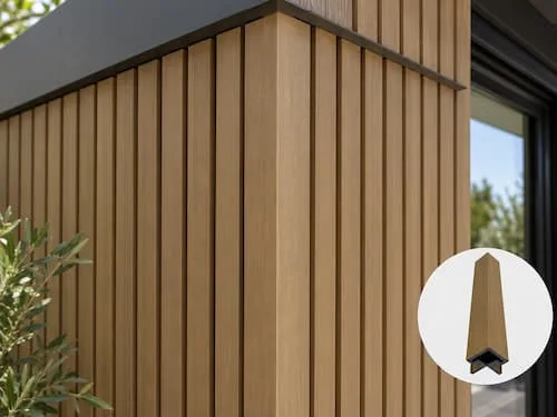 Onlywood Angolo paraspigolo per Rivestimento WPC pareti esterne