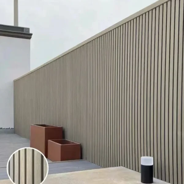 Onlywood Rivestimento WPC pareti esterne Grigio – 100% Waterproof – Prezzo a Mq.