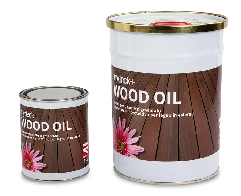 Olio impregnante protettivo e rigenerante per legno da esterno