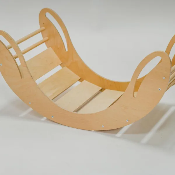 Dondolo Montessori in legno SMILE per bambini