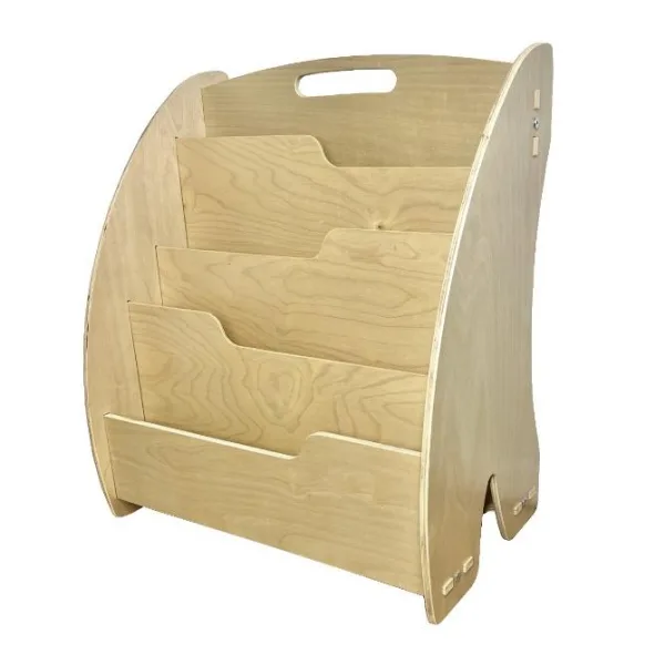 Libreria Montessori frontale in legno per bambini 70 x 60 cm